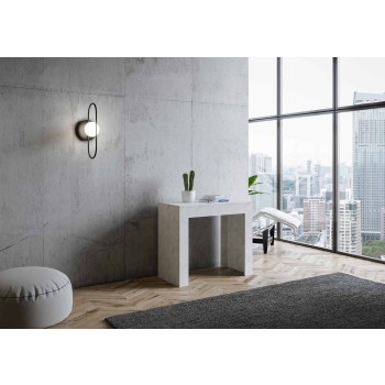 Emy Console - Ausziehbare Konsole 90x42/302 cm Emy White Spatula