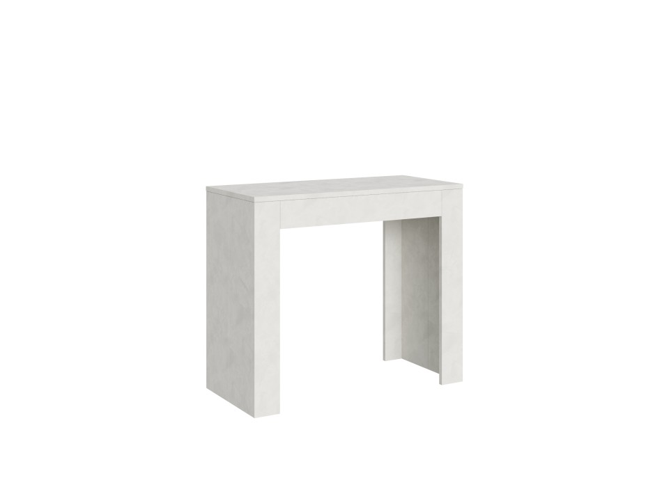 Emy Console - Ausziehbare Konsole 90x42/302 cm Emy White Spatula
