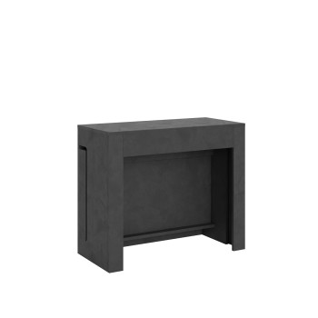 Evolve Console - Ausziehbare Konsole 90x42/302 cm Evolve Esche weiß mit internen Erweiterungen