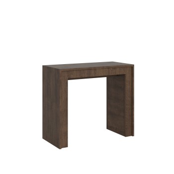 Mia Konsolentisch - Ausziehbarer Konsolentisch 90x42/198 cm Mia Small Weiße Esche
