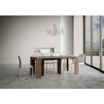 Mia Konsolentisch - Ausziehbarer Konsolentisch 90x42/198 cm Mia Small Weiße Esche