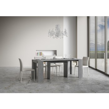 Mia Konsolentisch - Ausziehbarer Konsolentisch 90x42/198 cm Mia Small Weiße Esche