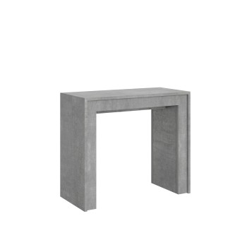 Mia Konsolentisch - Ausziehbarer Konsolentisch 90x42/302 cm Mia Weiße Esche