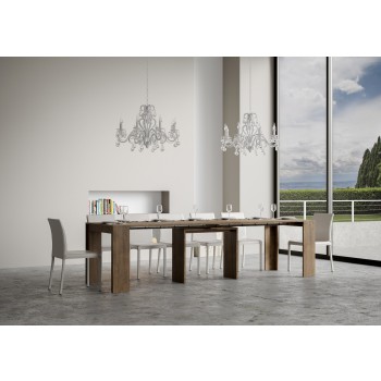 Mia Konsolentisch - Ausziehbarer Konsolentisch 90x42/302 cm Mia Weiße Esche