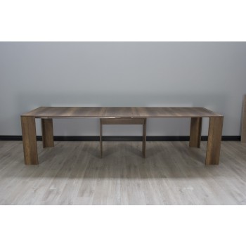 Mia Konsolentisch - Ausziehbarer Konsolentisch 90x42/302 cm Mia Weiße Esche