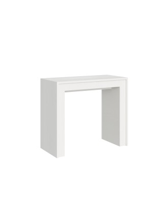 Mia Konsolentisch - Ausziehbarer Konsolentisch 90x42/302 cm Mia Weiße Esche