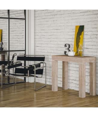 Mixerkonsole - Ausziehbare Konsole 90x40/300 cm Mixer Eiche Natur