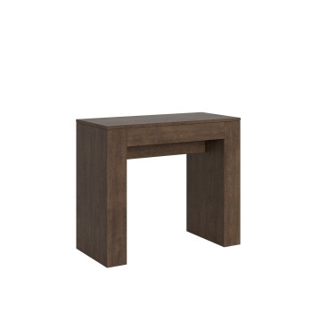 Modem Konsole - Ausziehbare Konsole 90x42/302 cm Modem Weiße Esche