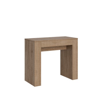 Modem Konsole - Ausziehbare Konsole 90x42/302 cm Modem Weiße Esche