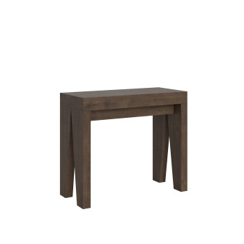 Naxy Konsolentisch - Ausziehbarer Konsolentisch 90x40/196 cm Naxy Small Weiße Esche