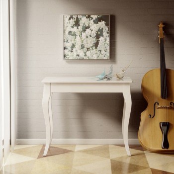 Olanda Konsolentisch - Ausziehbarer Konsolentisch 90x48/308 cm Olanda Weiße Esche