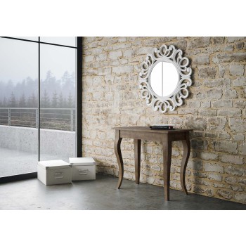 Olanda Konsolentisch - Ausziehbarer Konsolentisch 90x48/308 cm Olanda Weiße Esche