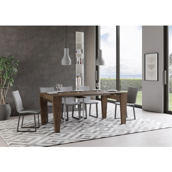 Spimbo Konsolentisch - Ausziehbarer Konsolentisch 90x40/196 cm Spimbo Small Weiße Esche