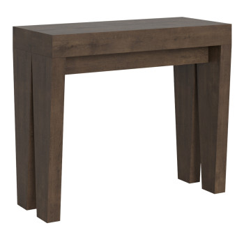 Spimbo Konsolentisch - Ausziehbarer Konsolentisch 90x40/196 cm Spimbo Small Weiße Esche