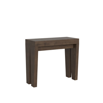 Spimbo Konsolentisch - Ausziehbarer Konsolentisch 90x40/300 cm Spimbo Weiße Esche