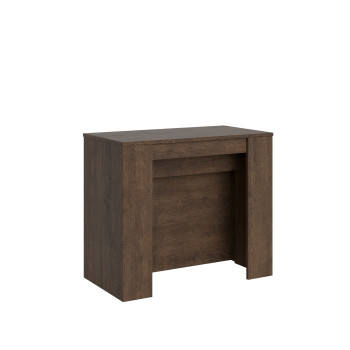 Venus-Konsole - Ausziehbare Konsole 90x48/296 cm Venus Esche weiß mit internen Erweiterungen