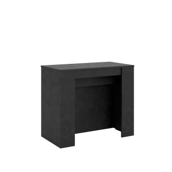 Venus-Konsole - Ausziehbare Konsole 90x48/296 cm Venus Esche weiß mit internen Erweiterungen