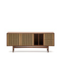 Elan Sideboard 2 Türen 2 Schubladen Furnier und Massivholz Nussbaum Seil 180x73cm FSC Mix Credit