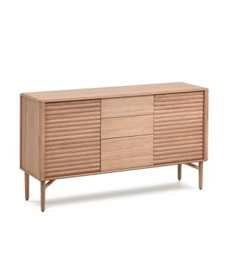 Lenon Sideboard mit 2 Türen und 3 Schubladen aus Holz und Furnier MIX Credit
