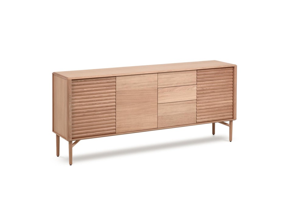 Lenon Sideboard mit 3 Türen und 3 Schubladen aus Holz und Furnier MIX Credit