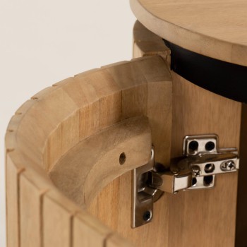 Licia 4-türiges Sideboard aus massivem Mangoholz 