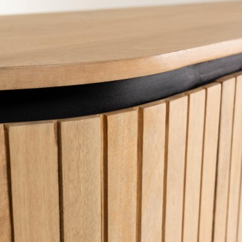 Licia 4-türiges Sideboard aus massivem Mangoholz 
