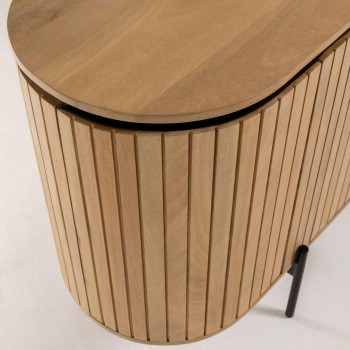 Licia 4-türiges Sideboard aus massivem Mangoholz 