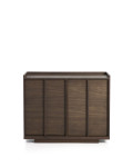 Onix Sideboard aus Walnussfurnier mit dunkler Oberfläche, 100 x 80 cm, FSC Mix-zertifiziert