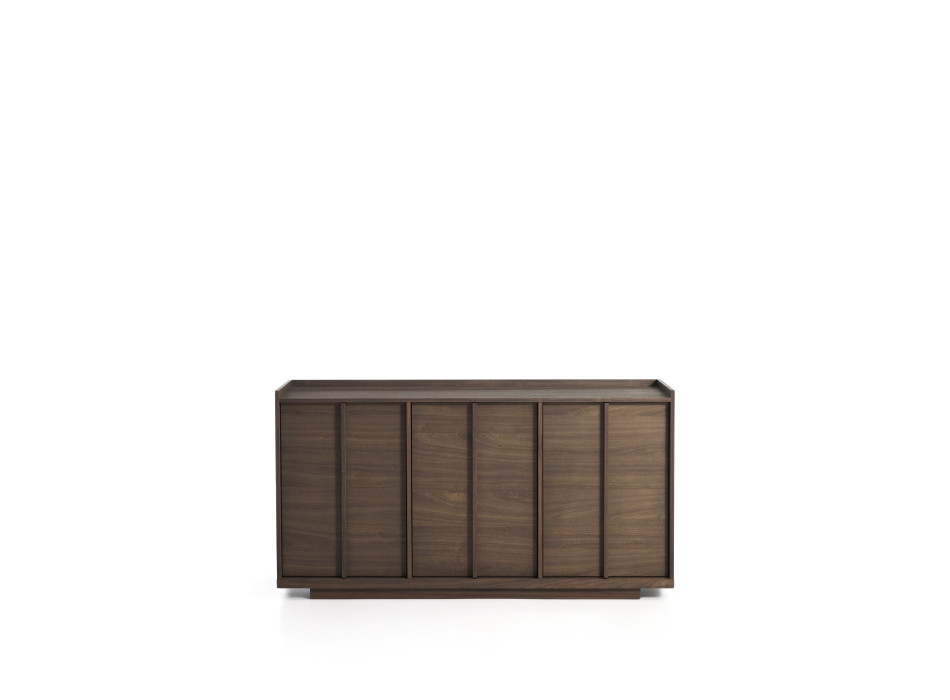 Onix Sideboard in Walnussfurnier mit dunkler Oberfläche, 150 x 80 cm, FSC Mix-zertifiziert