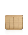 Onix Sideboard aus Eichenfurnier mit naturfarbener Oberfläche, 100 x 80 cm, FSC Mix-zertifiziert