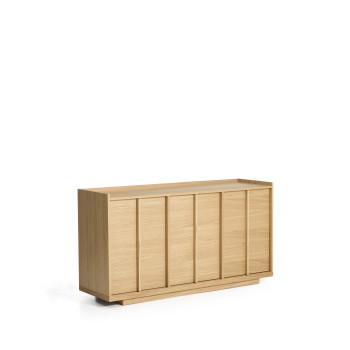 Onix Sideboard aus Eichenfurnier mit naturfarbener Oberfläche, 150 x 80 cm, FSC Mix-zertifiziert