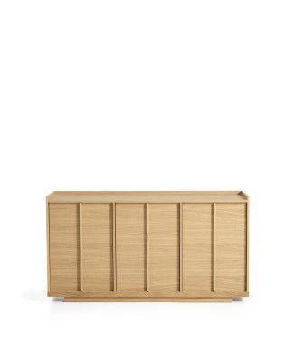 Onix Sideboard aus Eichenfurnier mit naturfarbener Oberfläche, 150 x 80 cm, FSC Mix-zertifiziert