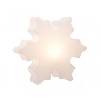 Leuchtender Schneekristall 60 cm 32436W 8 Seasons Design