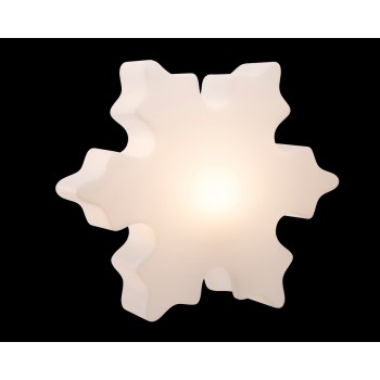 Leuchtender Schneekristall 60 cm 32436W 8 Seasons Design