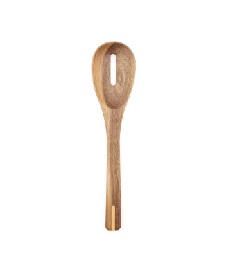 Zairin-Löffel mit Loch aus FSC 100 % Akazienholz und Metall