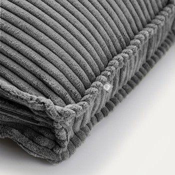 Blok-Kissen aus dickem Cord