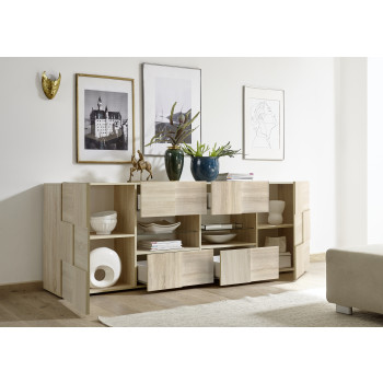 DAMA - Sideboard mit 2 Türen und 4 Schubladen