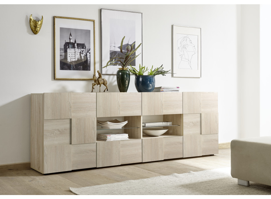 DAMA - Sideboard mit 2 Türen und 4 Schubladen
