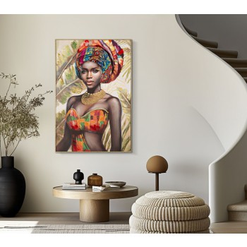 GEMÄLDE AUF LEINWAND MIT RAHMEN DEVA -B-