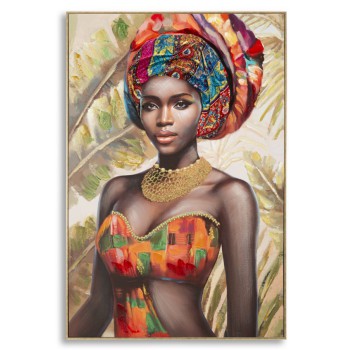 GEMÄLDE AUF LEINWAND MIT RAHMEN DEVA -B-