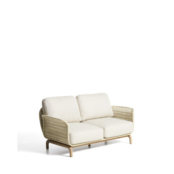 Alipa 2-Sitzer-Sofa aus massivem Akazienholz und Seil