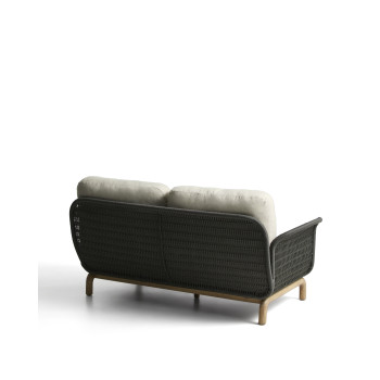 Alipa 2-Sitzer-Sofa aus massivem Akazienholz und Seil