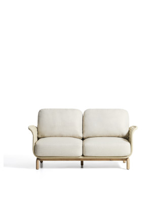 Alipa 2-Sitzer-Sofa aus massivem Akazienholz und Seil