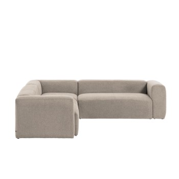 Ecksofa Blok 5-Sitzer beige 320 x 290 cm /