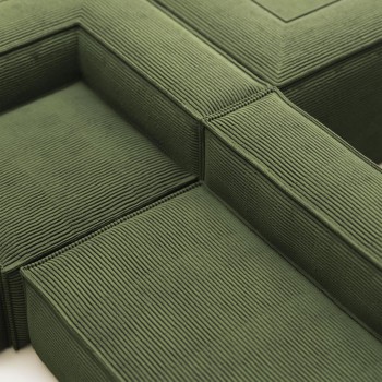 Blok 6-Sitzer Ecksofa