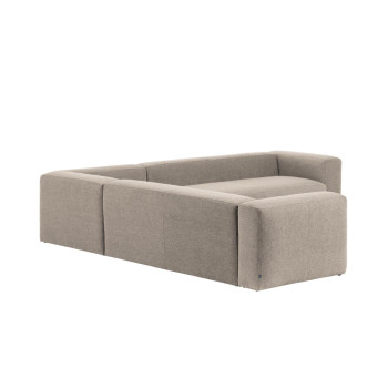Blok 6-Sitzer-Ecksofa aus rosa Chenille, 320 x 320 cm, FSC Mix Credit