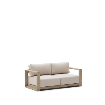 Ambra 2-Sitzer-Sofa aus massivem Akazienholz mit hellem Finish, 174 cm, FSC 100%