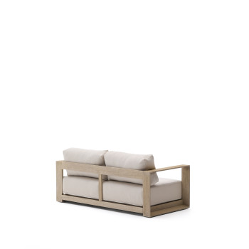 Ambra 2-Sitzer-Sofa aus massivem Akazienholz mit heller Oberfläche, 174 cm, FSC 100 %