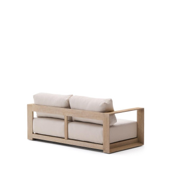 Ambra 2-Sitzer-Sofa aus massivem Akazienholz mit hellem Finish, 174 cm, FSC 100%