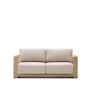 Ambra 2-Sitzer-Sofa aus massivem Akazienholz mit hellem Finish, 174 cm, FSC 100%